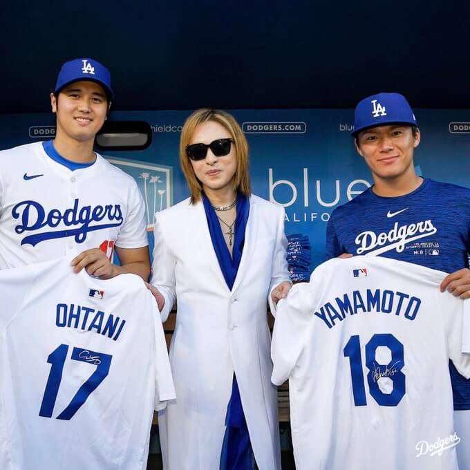 YOSHIKI、大谷翔平、山本由伸